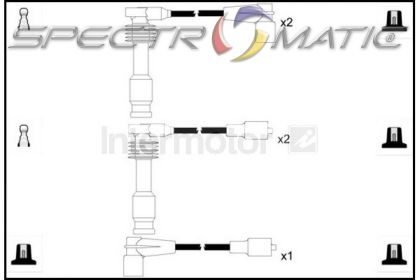 73867 ignition cable leads kit OPEL ASTRA 2.0 C20NE