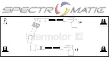 76052 ignition cable leads kit OPEL ASTRA F 14NV C14NZ X14NZ