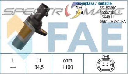 19026 /79196/ sensor FIAT 500 IDEA PANDA FORD KA 55187380